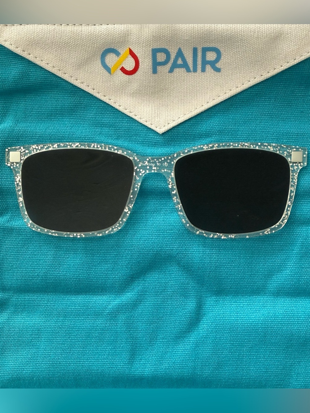 PAIR Eyewear Kirby Silver Sparkle Sun Top - Picture 2 of 2